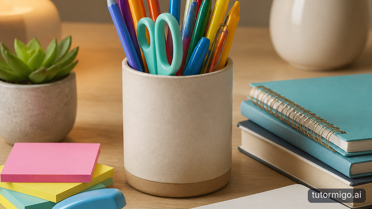 Illustration: Make starting easier: a routine and a workspace