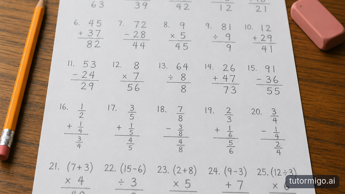 Illustration: The Shock Behind Suddenly Low Math Scores
