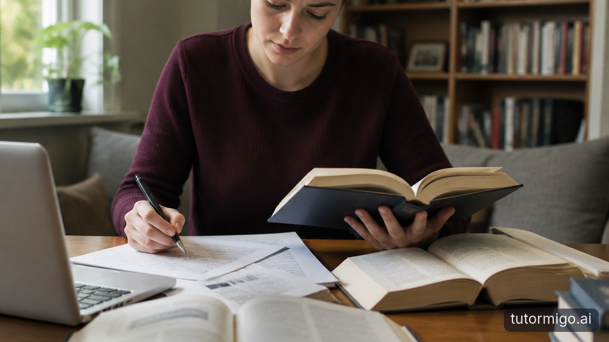 Illustration: How AI Finds and Connects Reliable References for Complex Answers