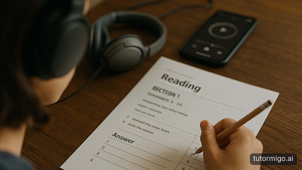 Illustration: Skill-Specific Practice for Listening and Reading