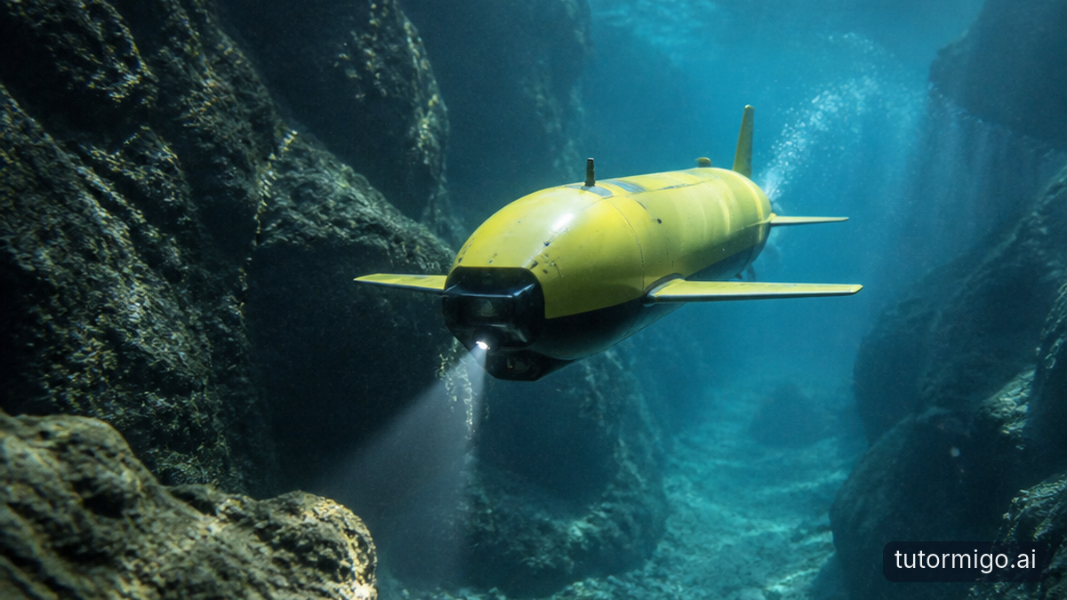 Illustration: How AUVs navigate without a pilot