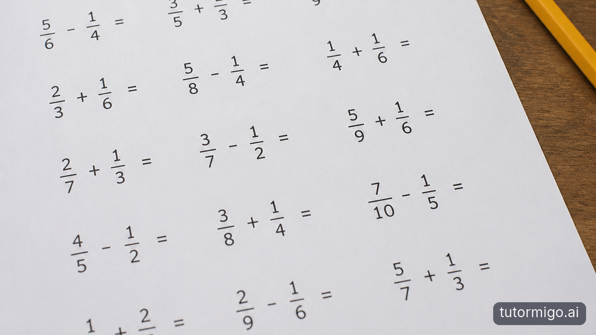 Illustration: When Homework Turns Into “I’m Just Bad at Math”