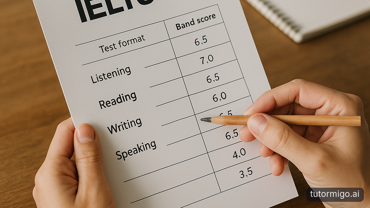 Illustration: Understanding the IELTS Test Format and Scoring Bands