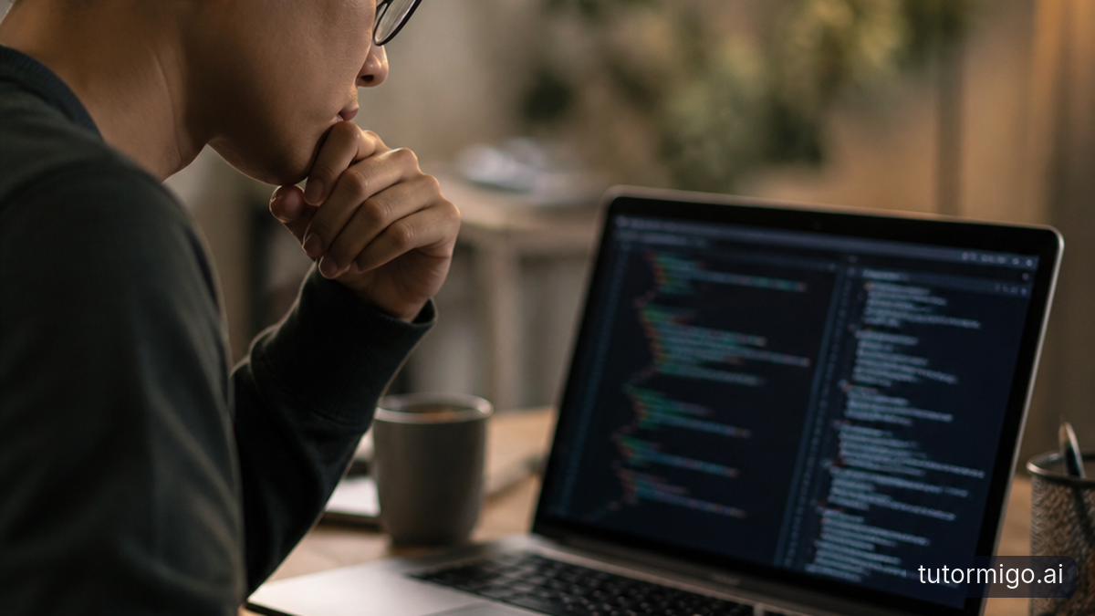Illustration: How an [AI tutor](https://tutormigo.ai) Explains Broken Variables Instead of Only Fixing Them