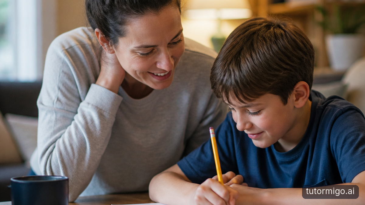 Illustration: From Nightly Homework Enforcer to Supportive Progress Coach: The Parent Conflict [TutorMigo](https://tutormigo.ai) Addresses