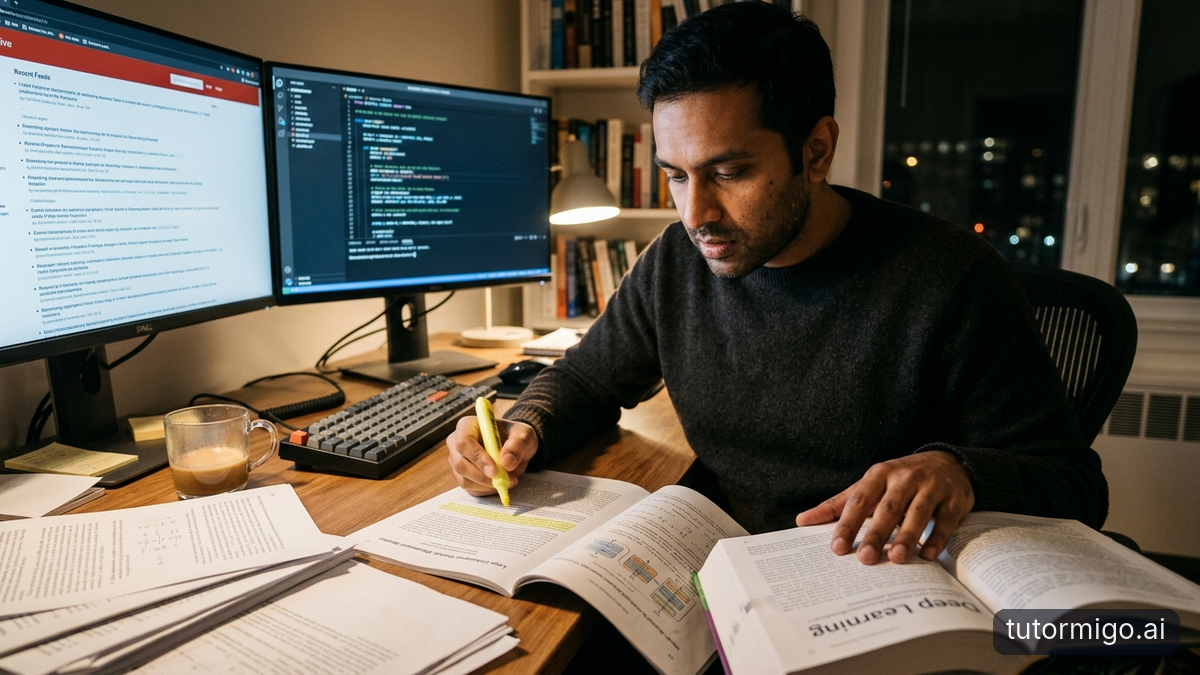 Illustration: Tracking the latest breakthroughs in machine learning and neural networks