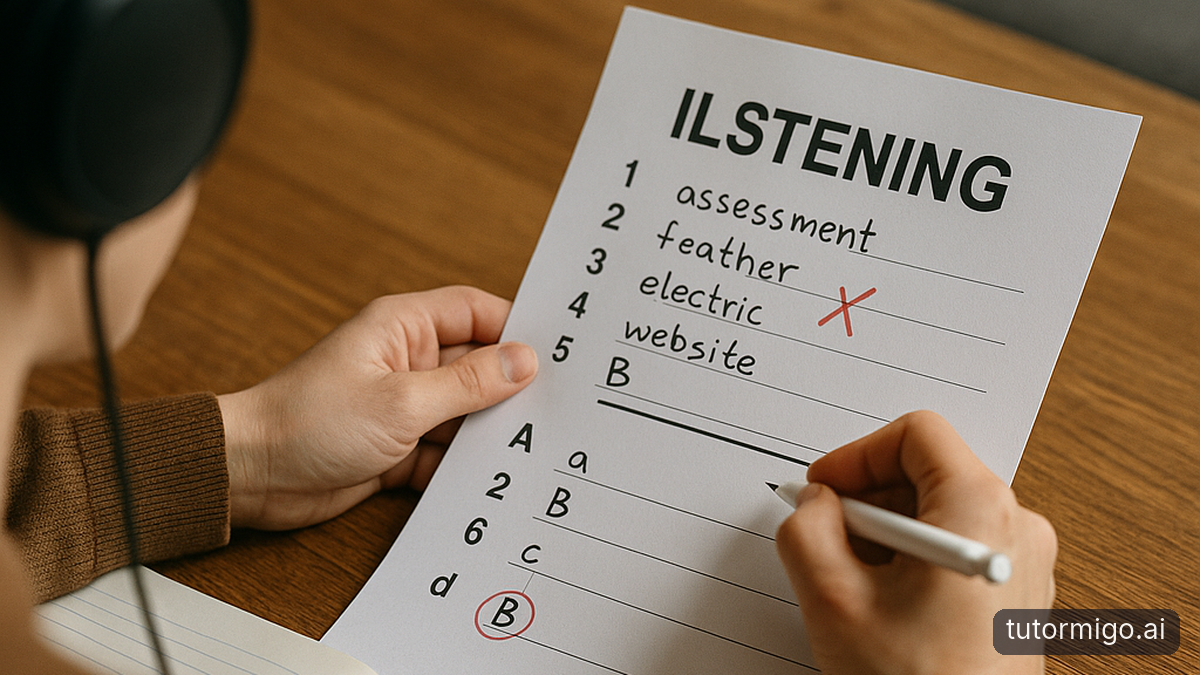 Illustration: Fix Common Mistakes in IELTS Listening Before They Hurt Your Score