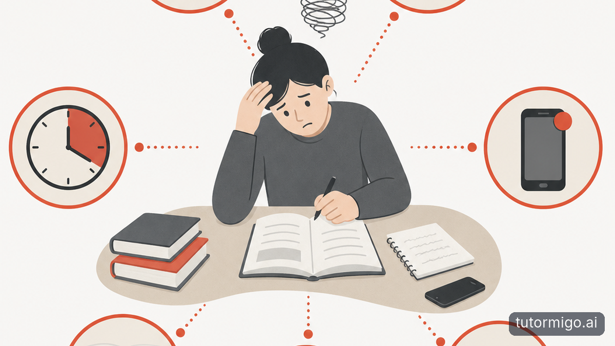 Illustration: Six Warning Signs Your Study Session Won’t Stick