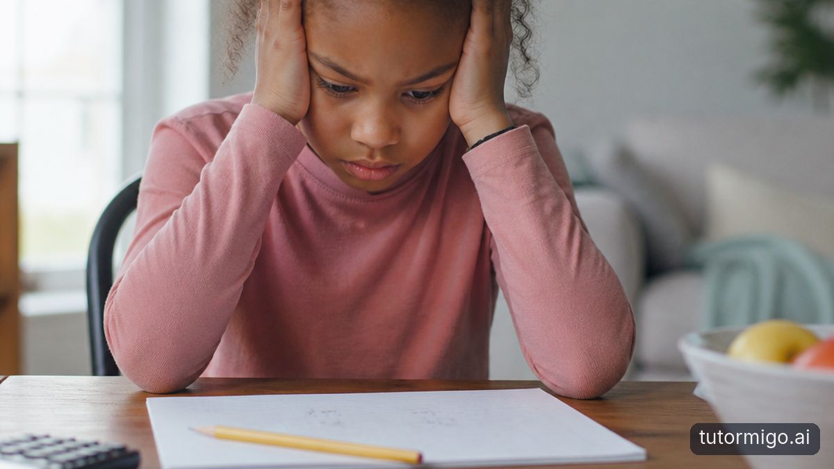 Illustration: Why Math Anxiety Turns One Tough Problem into a Fixed Identity