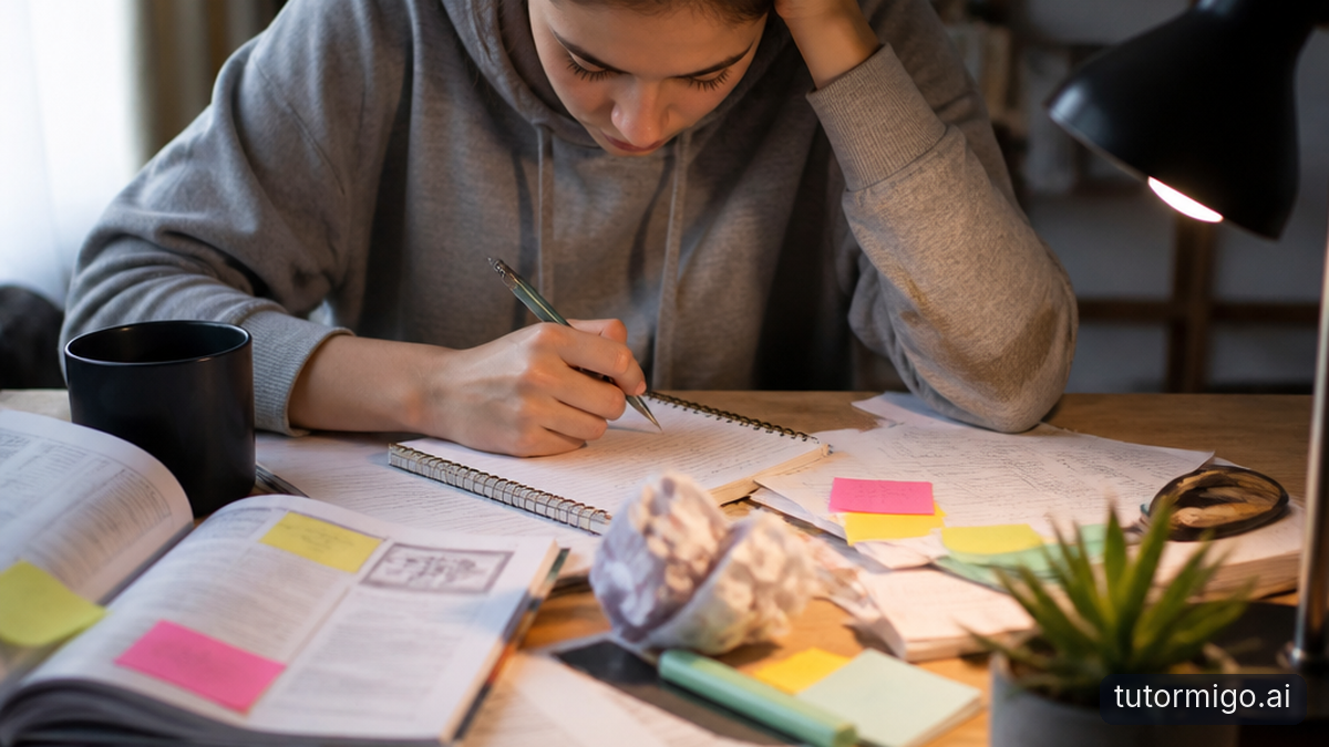 Illustration: When studying feels scattered, support should connect