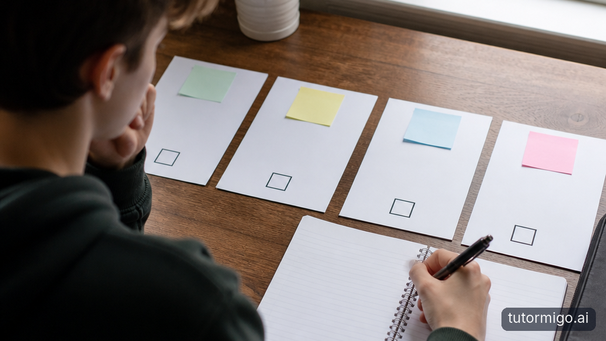 Illustration: Redesign One Dense Assignment as Four Visible, Manageable Checkpoints