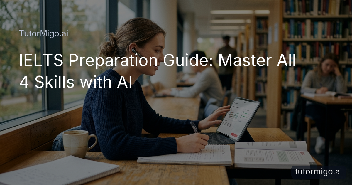 IELTS Preparation Guide: Master All 4 Skills with AI