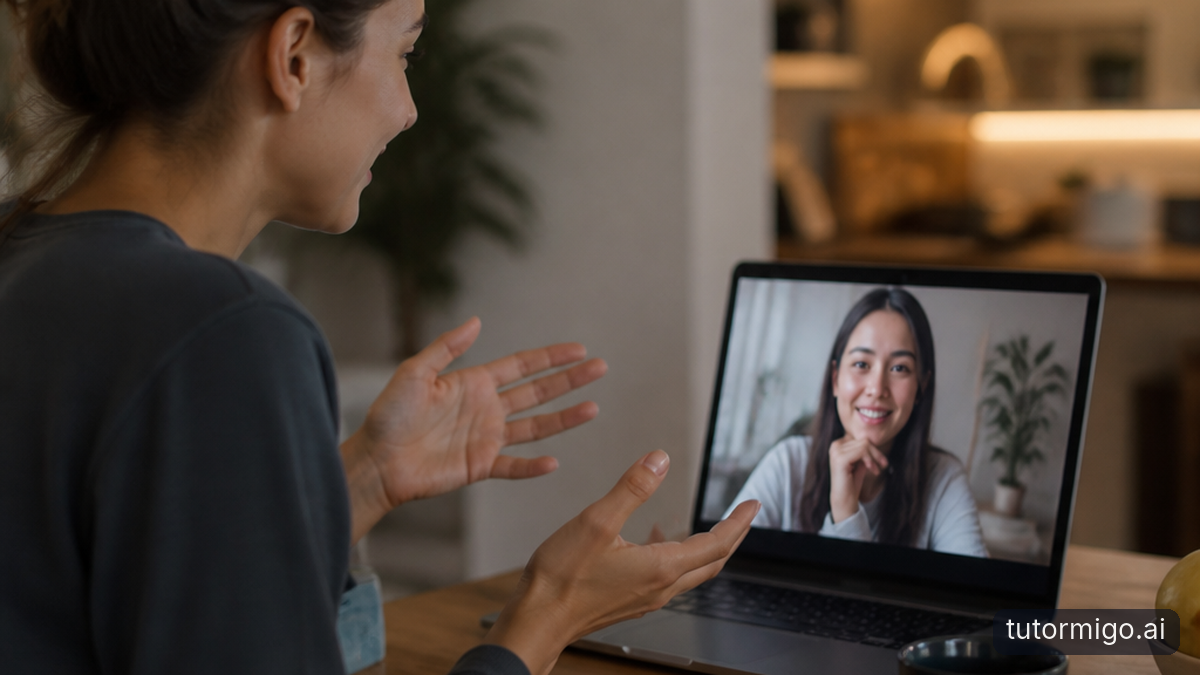 Illustration: Struggling to Practise a Foreign Language? See How [TutorMigo](https://tutormigo.ai) Benefits Your Daily Learning