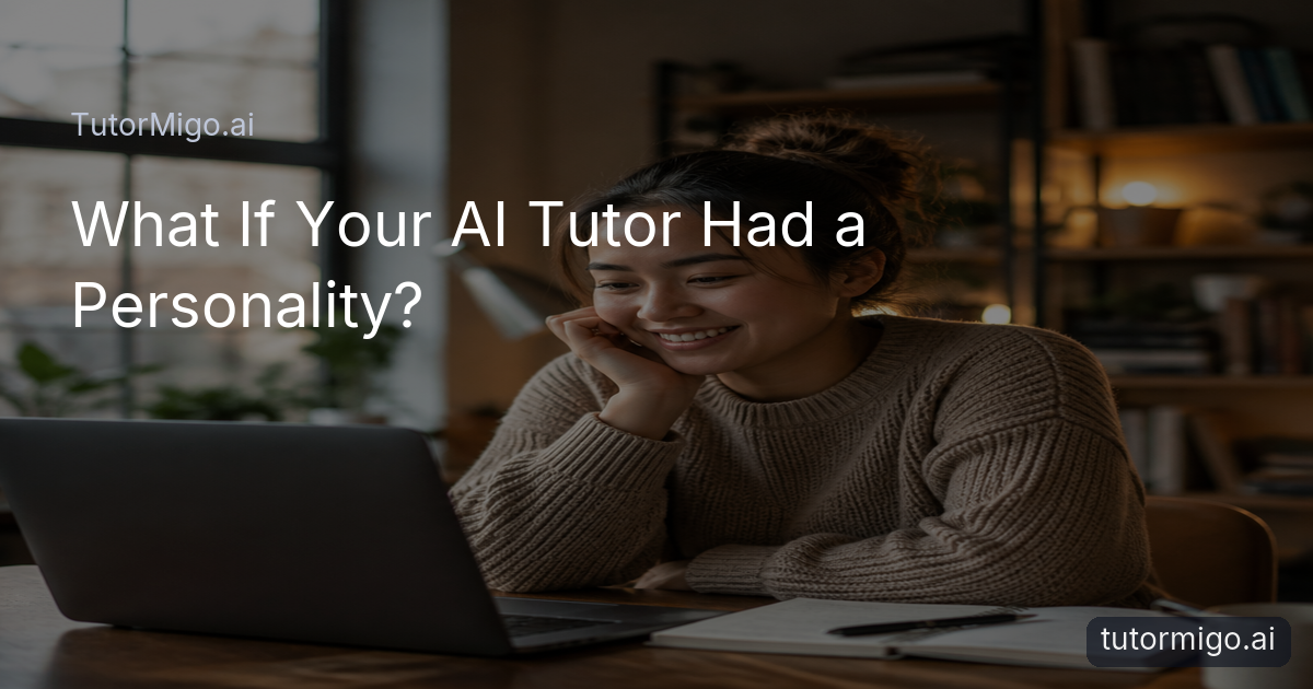 What If Your AI Tutor Had a Personality?
