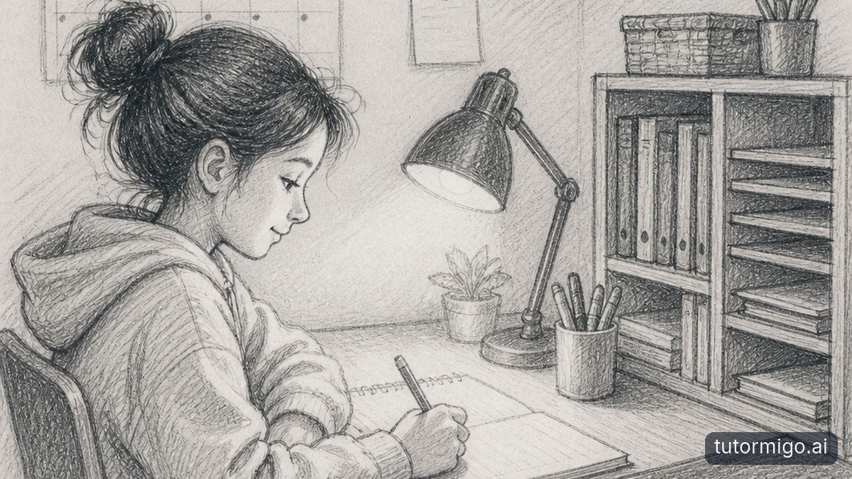 Illustration: Build a Consistent Study Routine and Organization System