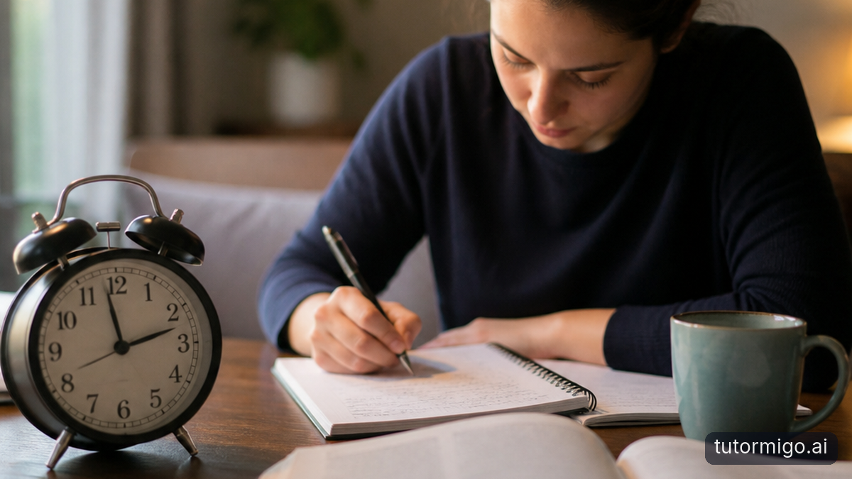 Illustration: Why a 15-Minute Study Routine Beats Cramming When You’re Short on Time