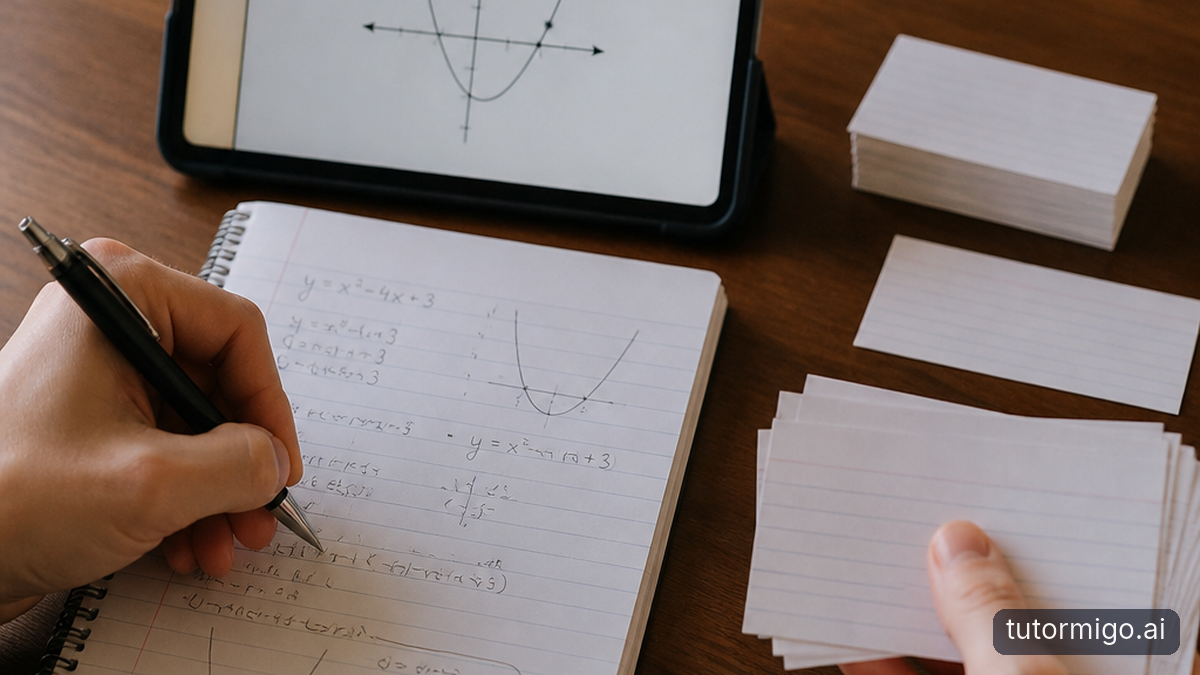 Start with one confusing problem, not an entire unit. Identify the first unclear step, ask for an explanation at a slower pace, and work through a similar examp