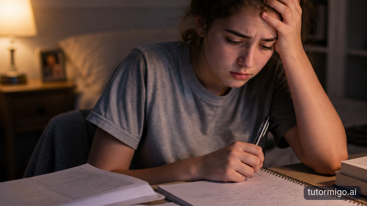 Illustration: Homework Gets Hardest at the Wrong Moment