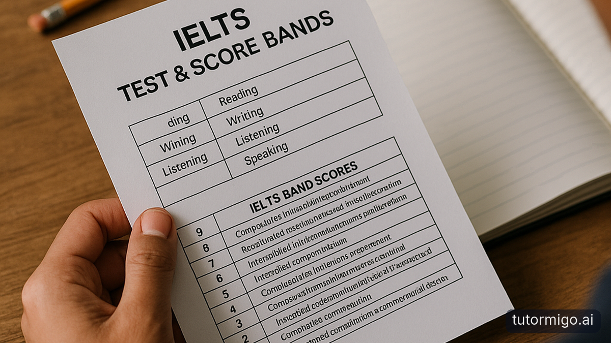 Illustration: Understanding IELTS Test Format and Scoring Bands