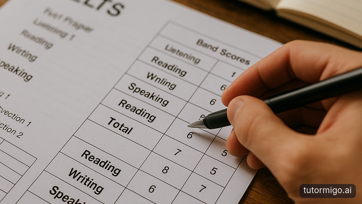 Illustration: What You Need to Know About IELTS Test Format and Scoring Bands