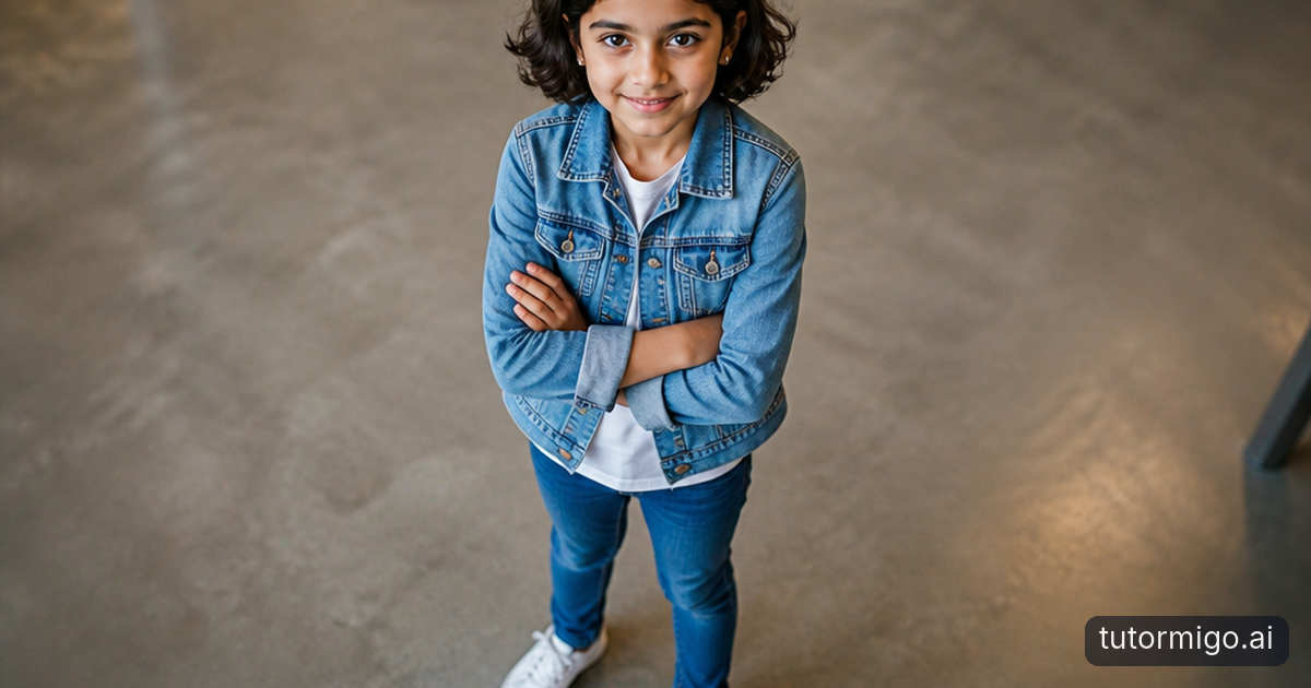 A child works through homework using small task cards while a parent sits nearby without taking over.