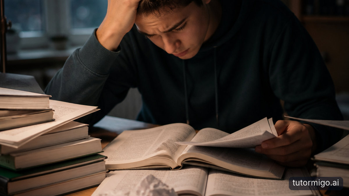 Illustration: Why Last-Minute Rereading Fails UK Students