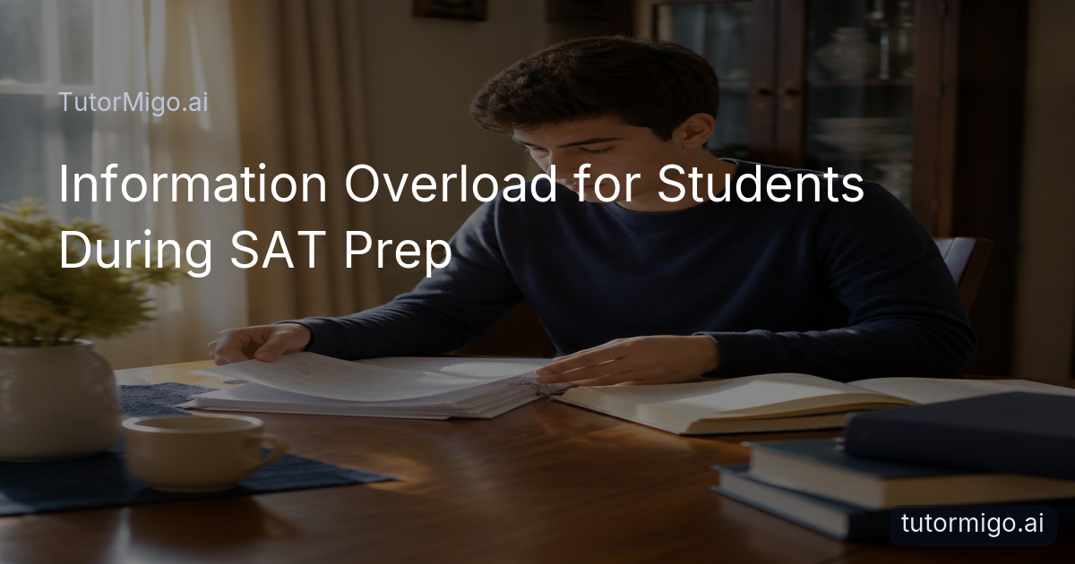 A high-school student organizes a focused SAT study plan at a table while extra books remain closed nearby.