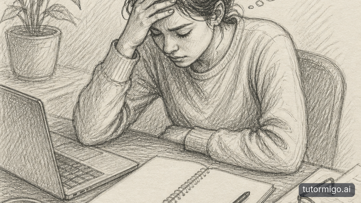 Illustration: Why Time-Pressed Students Freeze Even When They Know What to Say