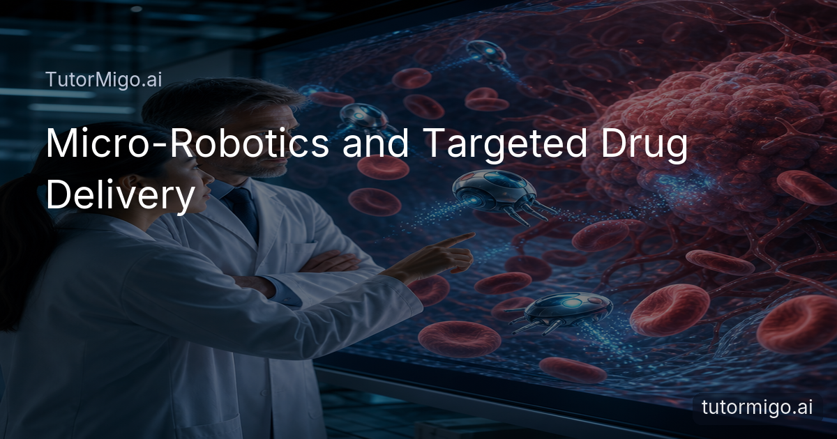 Researchers study a microscopic visualization of engineered robots carrying medicine through a blood vessel toward diseased tissue.