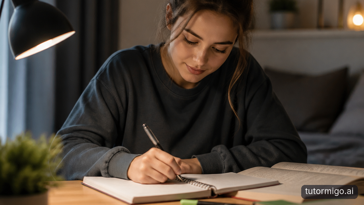 Illustration: A tutoring routine replaced the nightly scramble