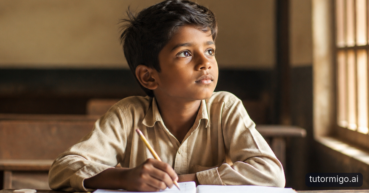 A parent supports a child practising recall with paper flashcards at a kitchen table.