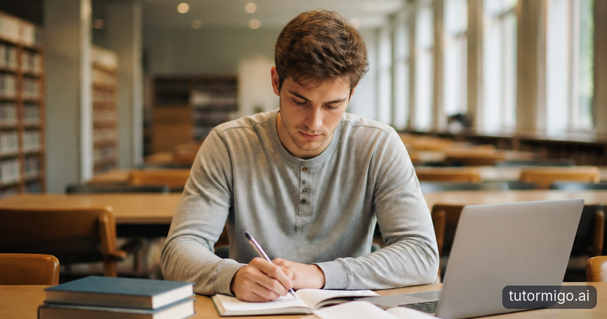 Students use flashcards, handwritten problem-solving, and an organized study plan together at a bright table while a parent provides support.