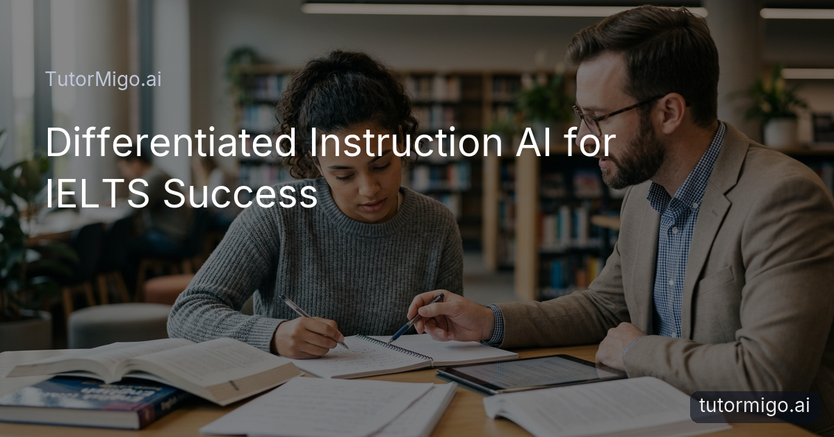 Differentiated Instruction AI for IELTS Success