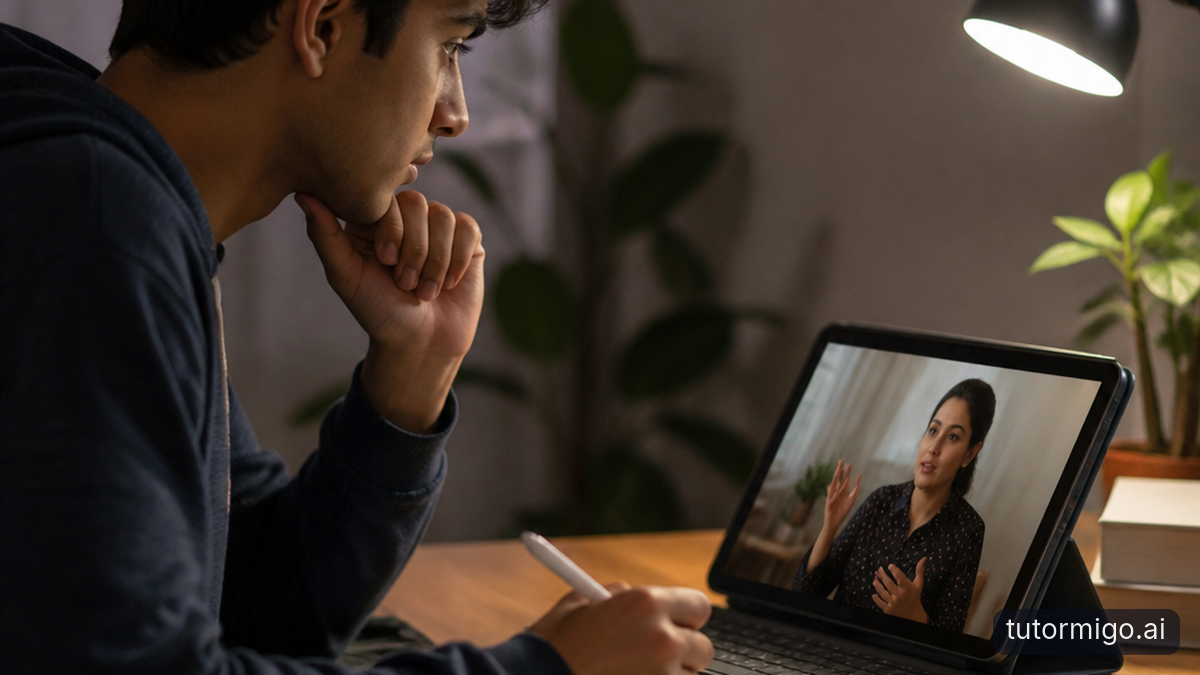 Illustration: Personalized Learning with an Advanced AI Tutor