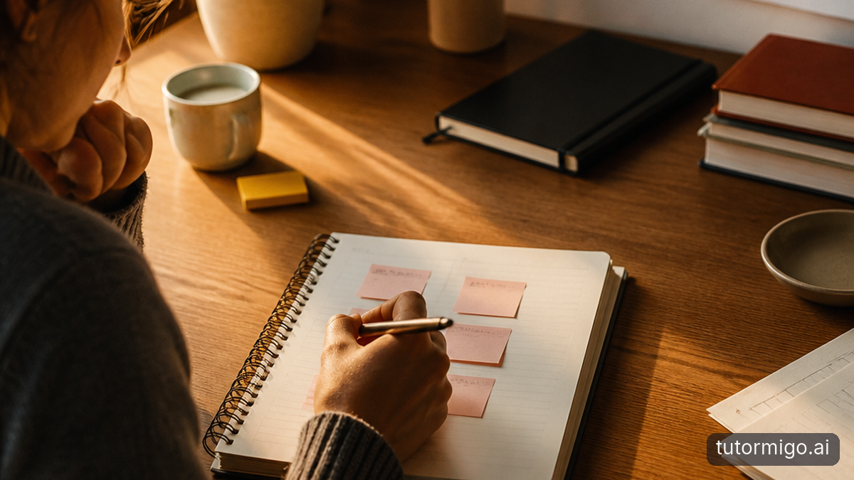 Illustration: Turn an overwhelming test into a short plan