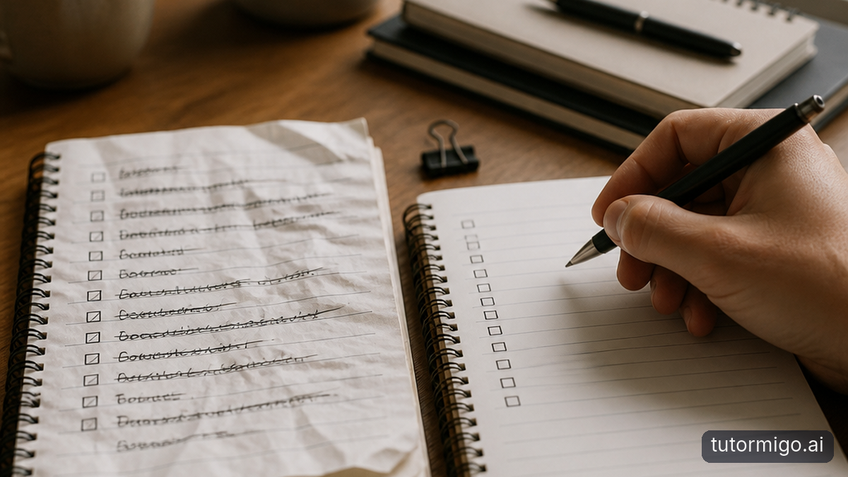 Illustration: 1. Turn a Messy To-Do List Into a Clear Plan