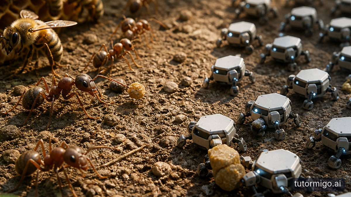 Illustration: What ants and bees teach robot designers